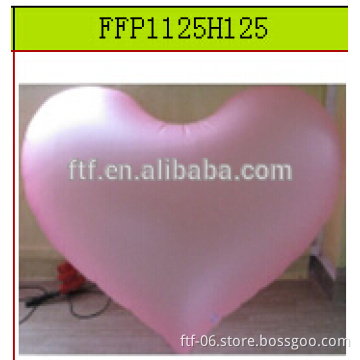 Promotional inflatable heart balloon